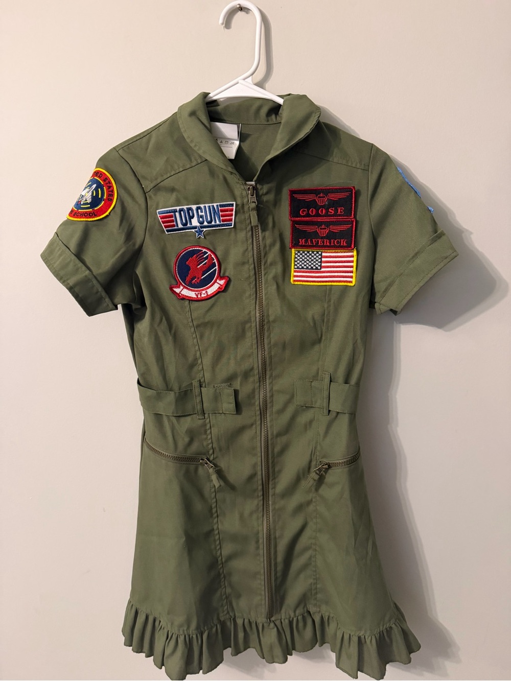 Avenue Women's Top Gun Pilot / Flight Dress Costume S